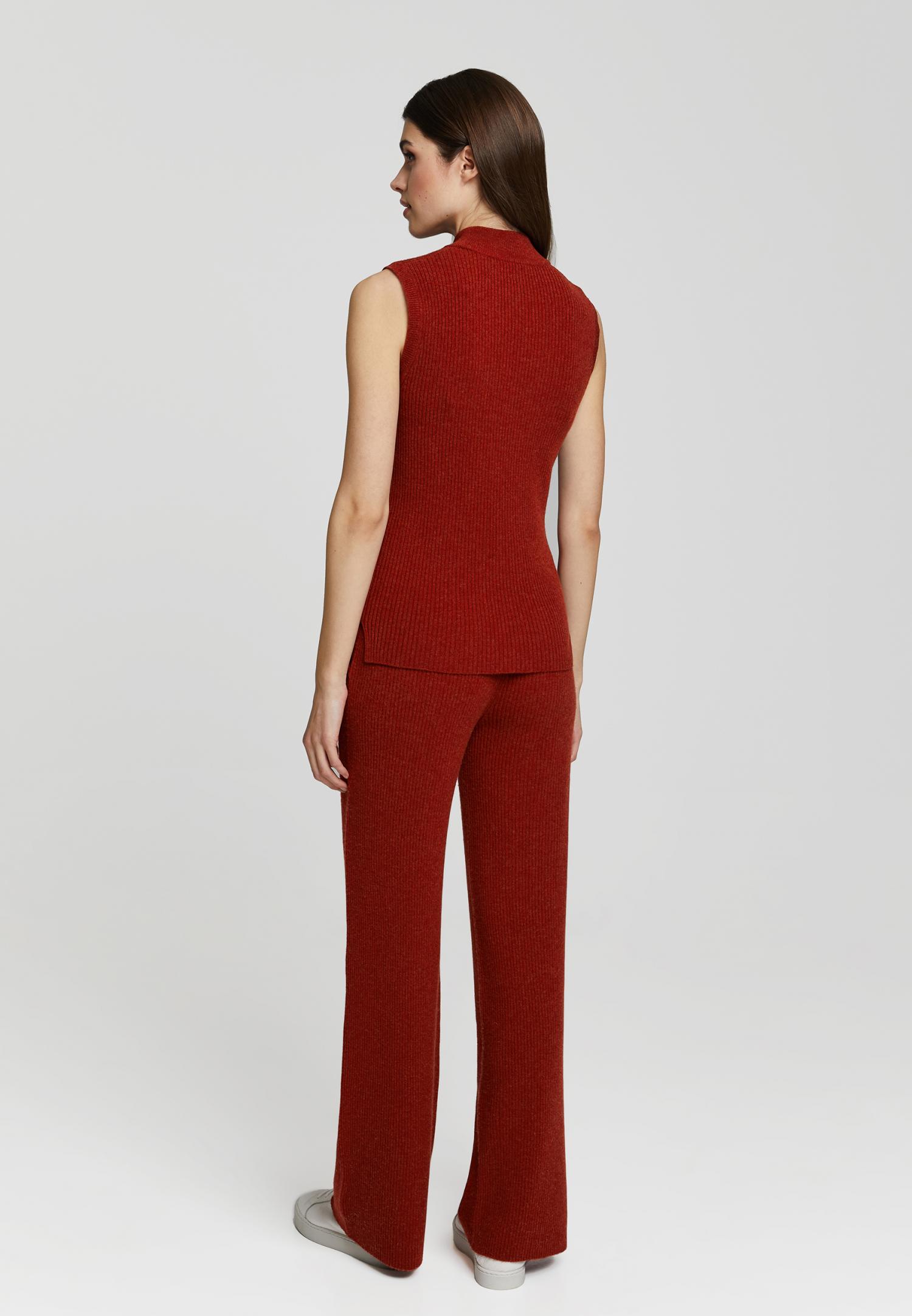 Брюки из кашемира в рубчик W23-00CH0510 Marc & André